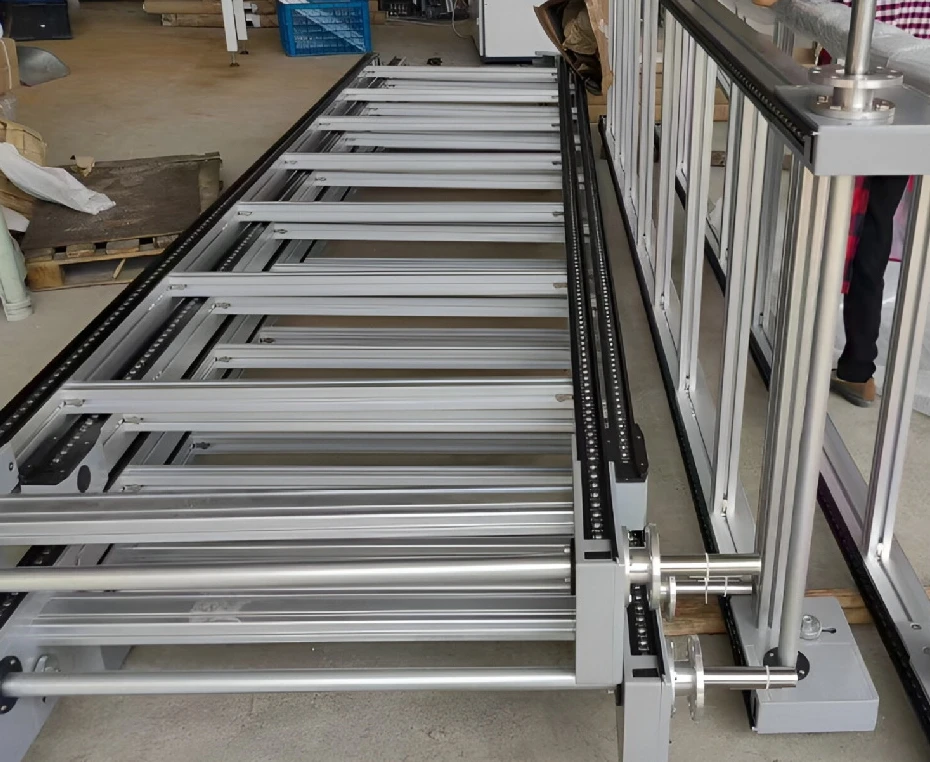 Factory Direct Customized High-Speed Automatic Production Line Dual Speed Chain Conveyor with Adjustable Tray Conveyor