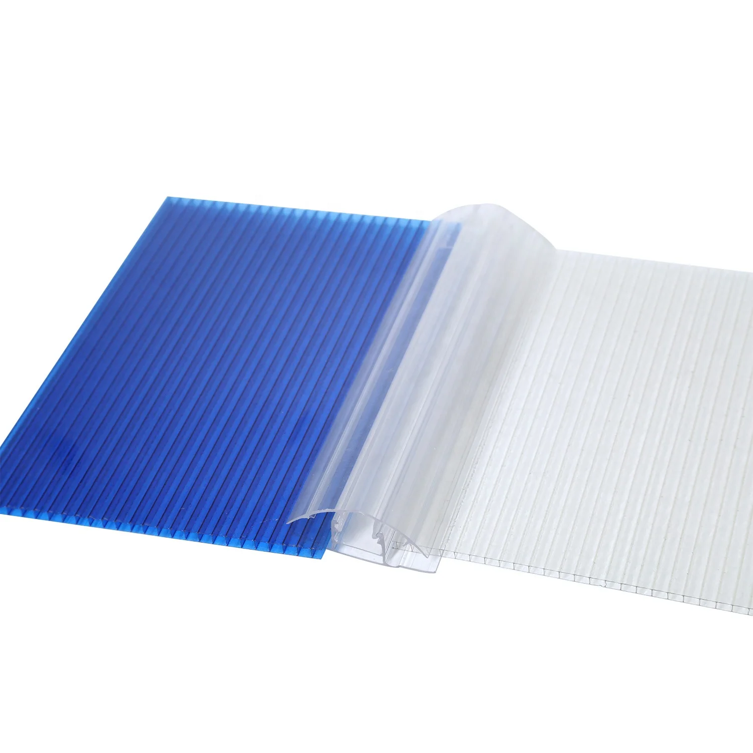 Double-Walled Polycarbonate Panel Transparent Hollow Polycarbonate for Outdoor Use Free Sample Available