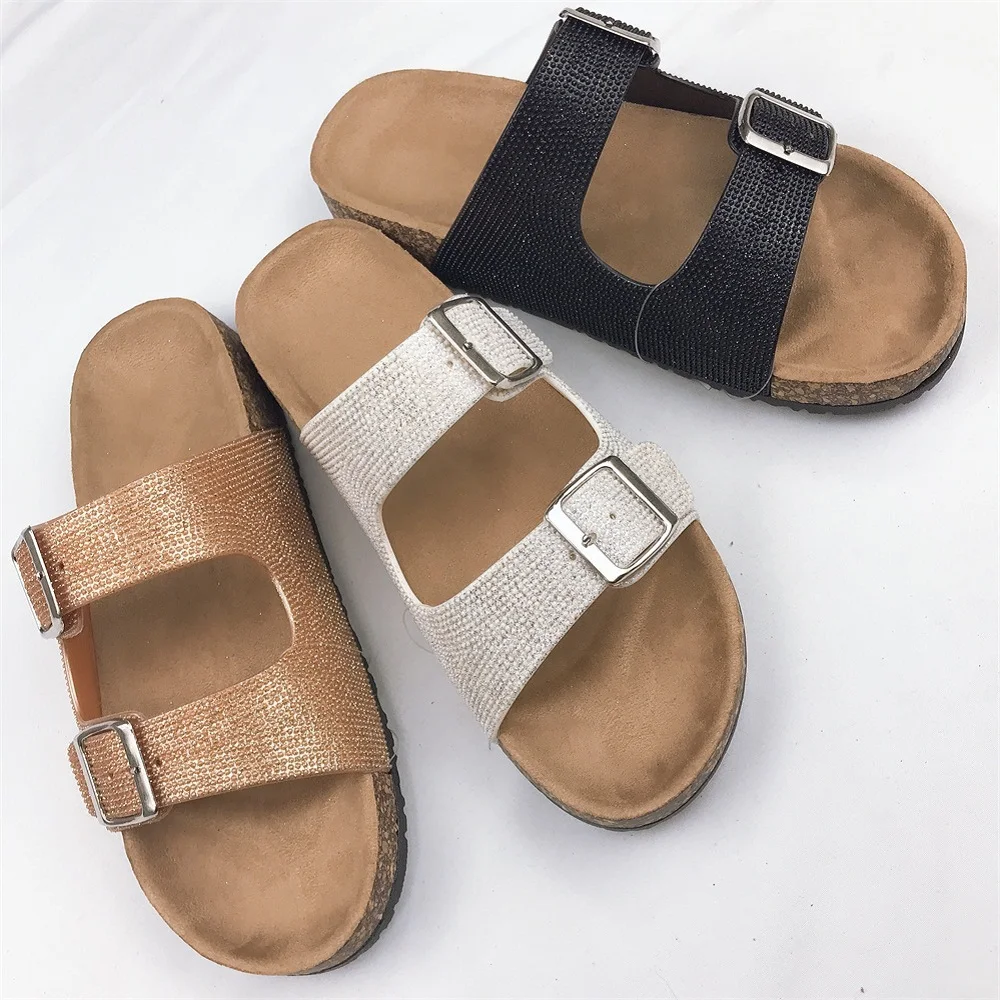 Suojieyang — Sandales Plates Respirantes Pour Femmes,Chaussures En Pvc,Avec  Semelle En Liège,Antidérapantes,De Fabrication - Buy Sandales Plates Avec  Semelle En Liège,Sandales Plates Pour Femme,Sandales Respirantes  Antidérapantes Pour Femme Product on 