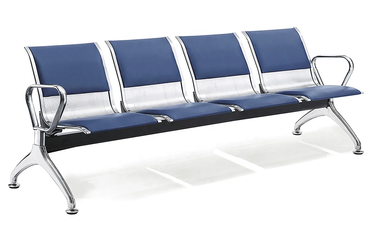 Hot Sale Customized 1-Seat 3-Seat 5-Seat Aluminum Alloy Modern Design Durable Infusion Chair Hospital Waiting Chairs School 6