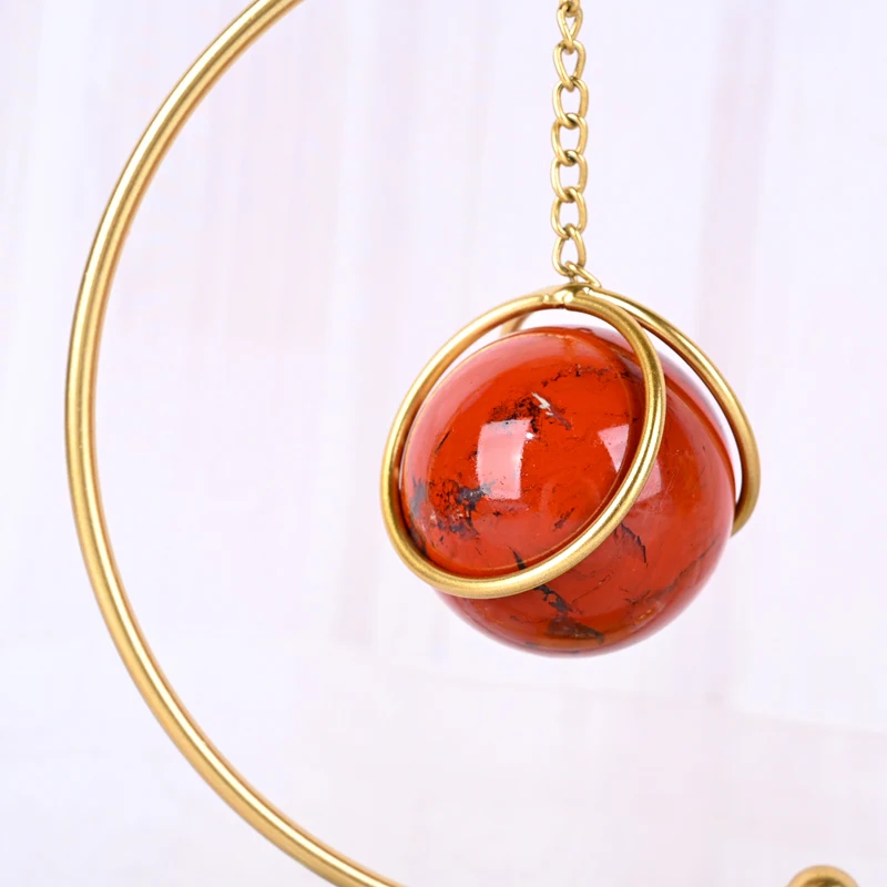 CHUSE Large Crystal Ball Red Smelting Stone Smelt Quartz Crystal