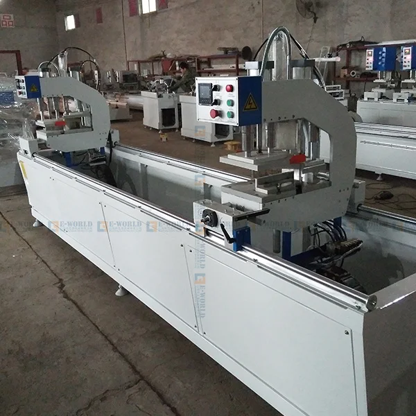 High Frequency UPVC PVC Profiles Window and Door Double Head Double Sided Seamless Welding Machine