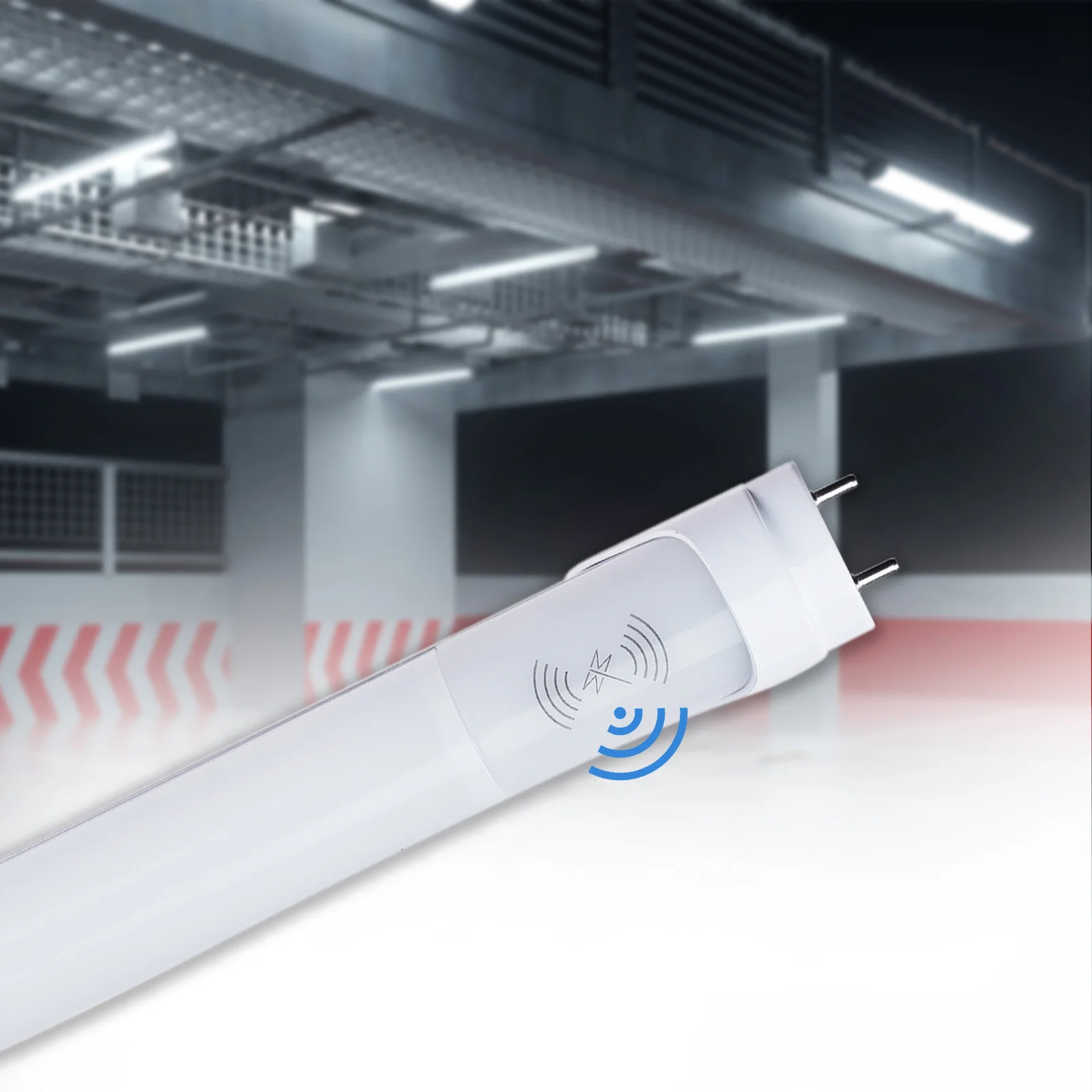 2ft 4ft 5ft T8 Led Tube 18w Led Tube Light With Microwave Motion Sensor