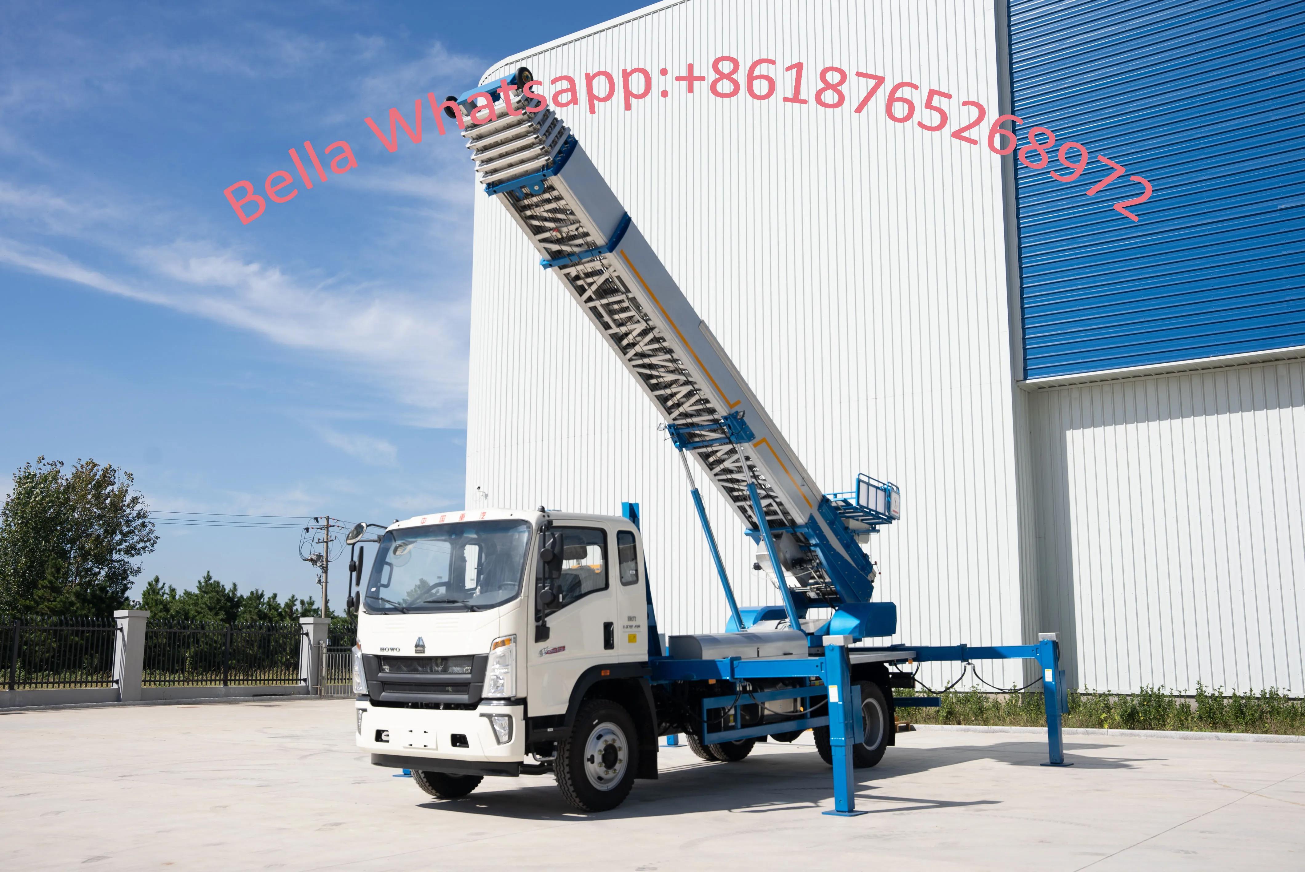 32m 36m 45m 65m Skylift Furniture Lift Ladder Lift Truck Aerial Ladder Lift Truck For Moving Ladder Bucket Aerial Truck 7