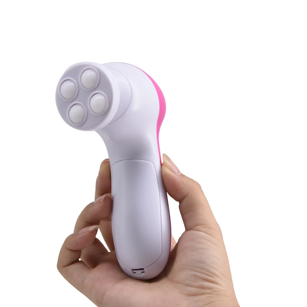 5 in 1 Mini Face Cleaning Exfoliator Brush Beauty Skin Care Massage Electric Facial Wash Brush