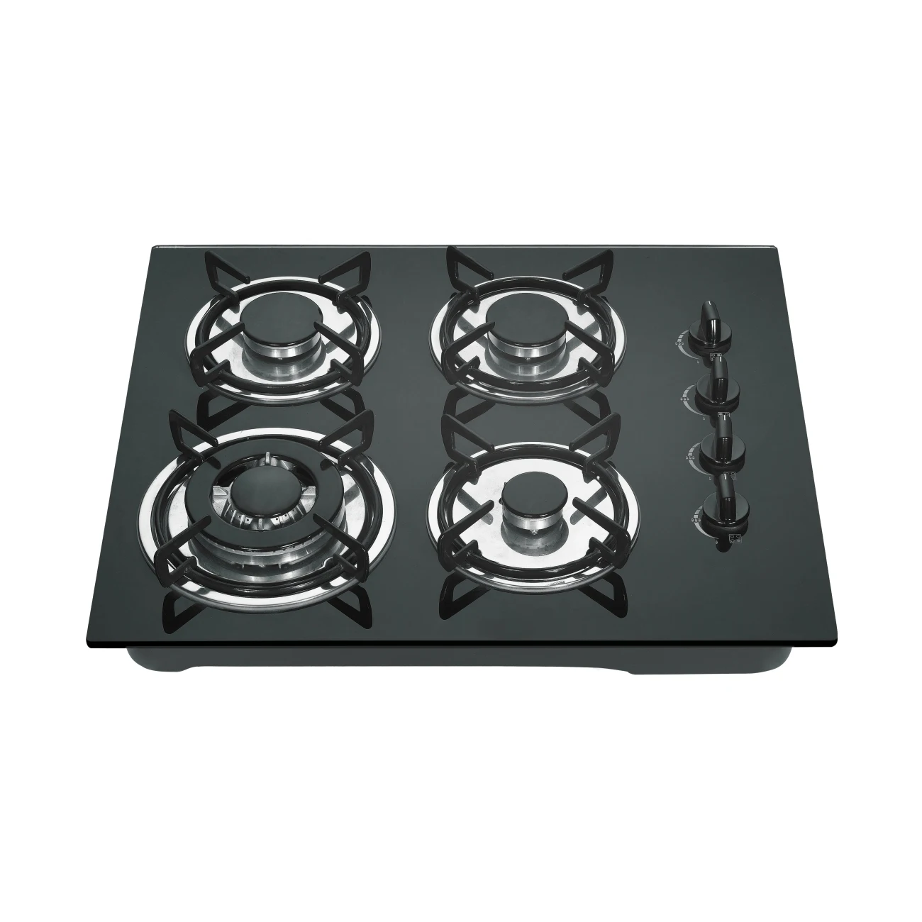 Portable Stainless Steel Gas Cooktop with Glass Surface Home Hotel Outdoor  Use Compatible Liquefied Petroleum Gas Natural Gas