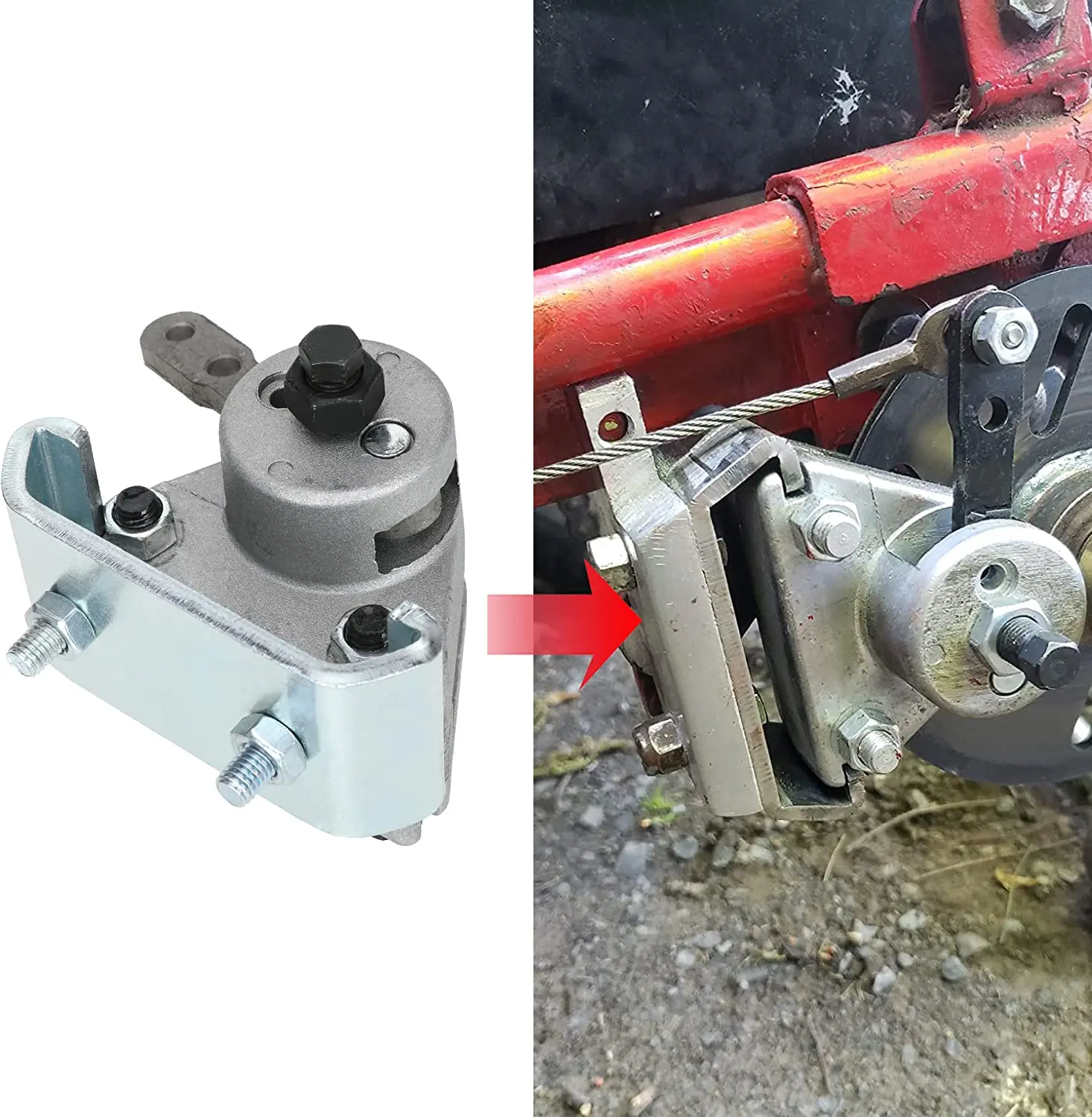 6" Mechanical Brake Disc&Brake Caliper Fit For For Predator 212cc