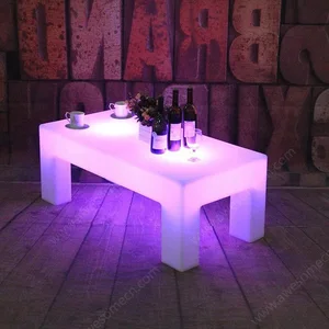 Commercial Modern Luxury Garden Plastic LED Light up Bar for Hotels RGB Color Changing for Outdoor Parks & Gardens