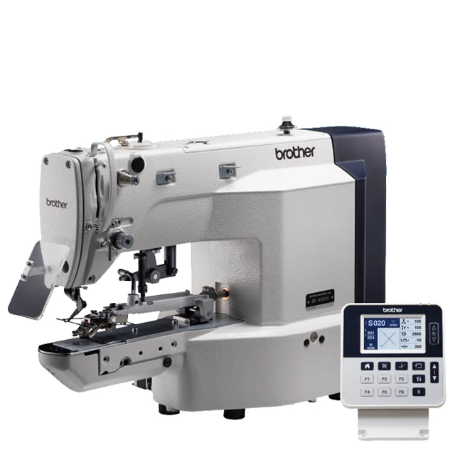 ブラザーBE438HX電子ダイレクトドライブ本縫ボタン下水道短い残りの糸