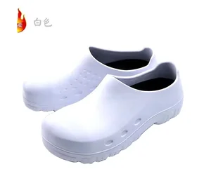 JDS Wholesale Stock EVA Chef Shoes Non Slip Rubber Clogs Hotel Kitchen Shoes Steel Toe