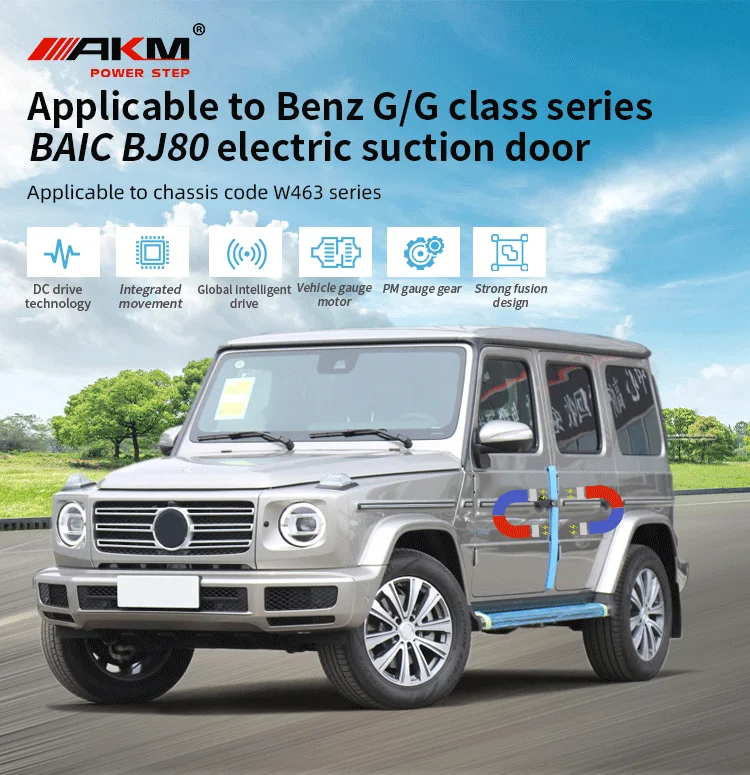 upgrade replace car lock electric door suction door lock for benz g class w464 soft close-0