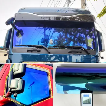 Wholesale 1.52*30M Chameleon Film PET Blue Purple 60% 20% Vlt Heat Transfer Windshield Chameleon Solar Sun Film