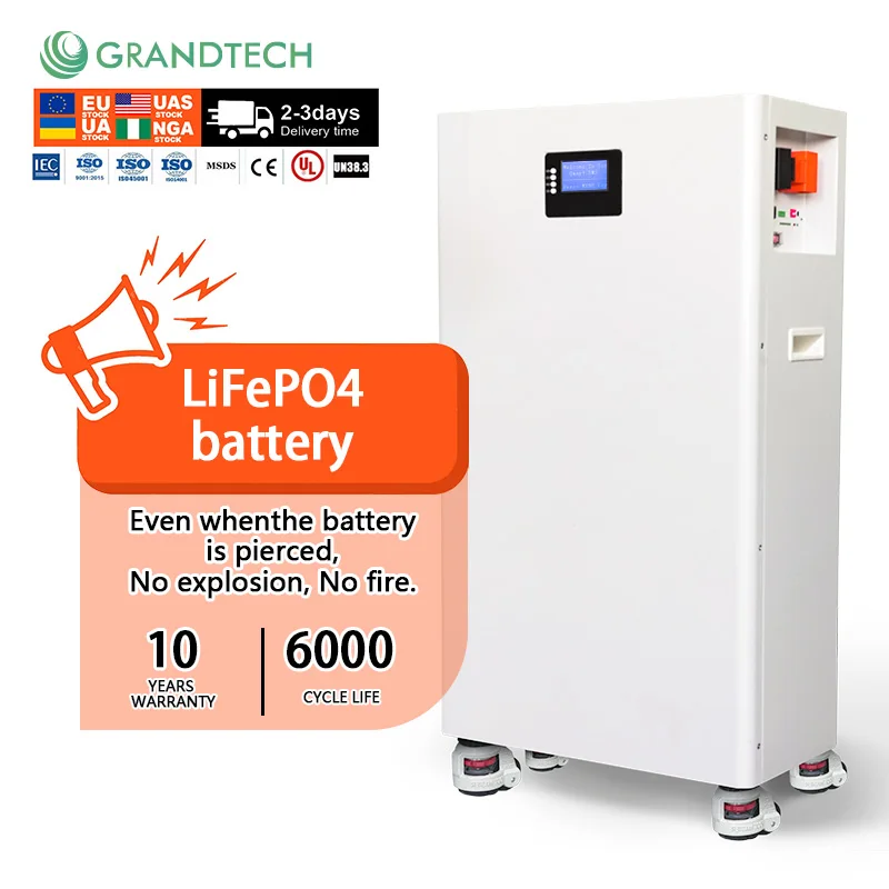 51.2v 10kw 20kwh Solar Power Storage Wall Lithium Battery Vertical Battery Pack Floor Stand 100Ah 280Ah 314Ah LiFePO4 Batteries