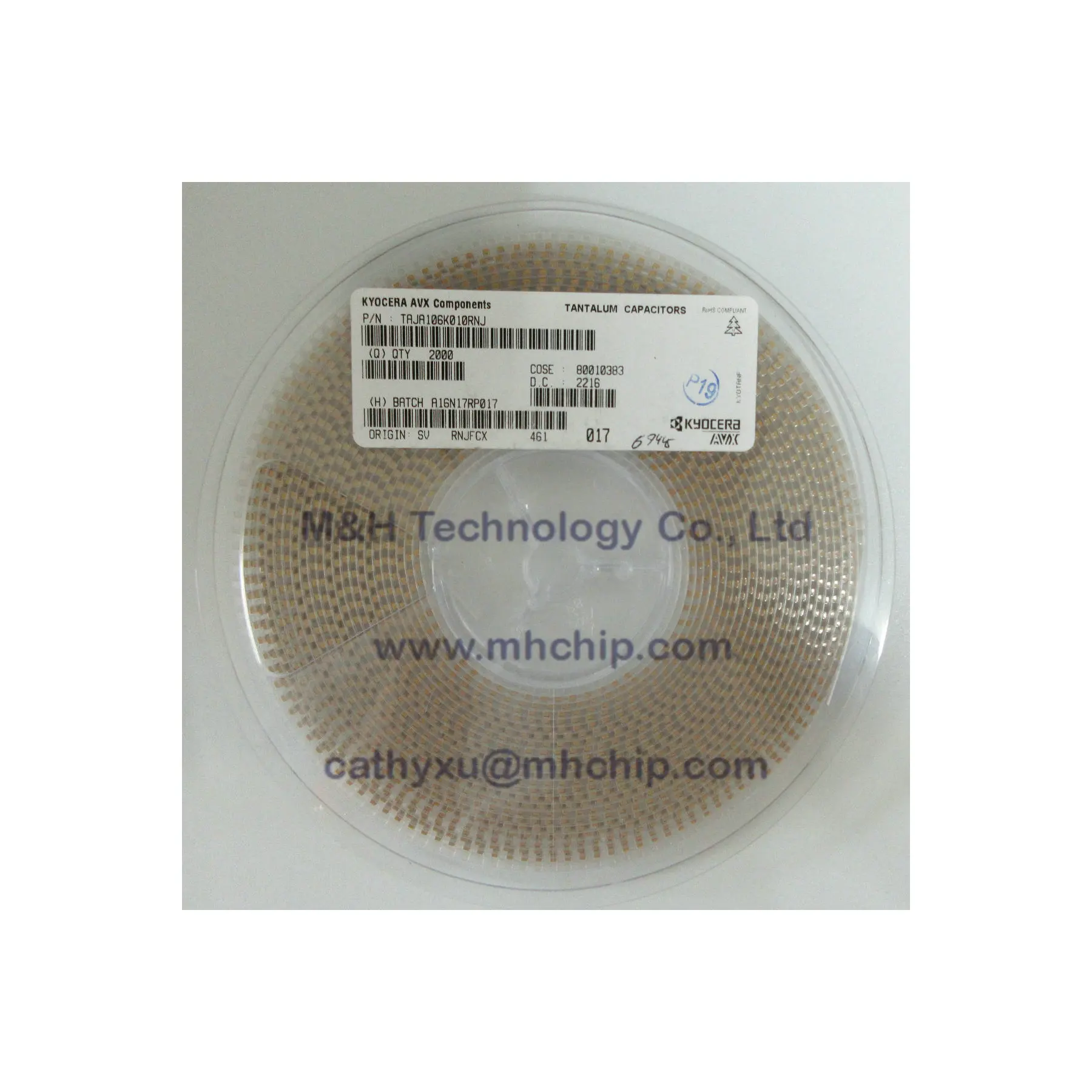 1206 SMD钽电容器TAJA106K010RNJ A型10UF 10V| Alibaba.com