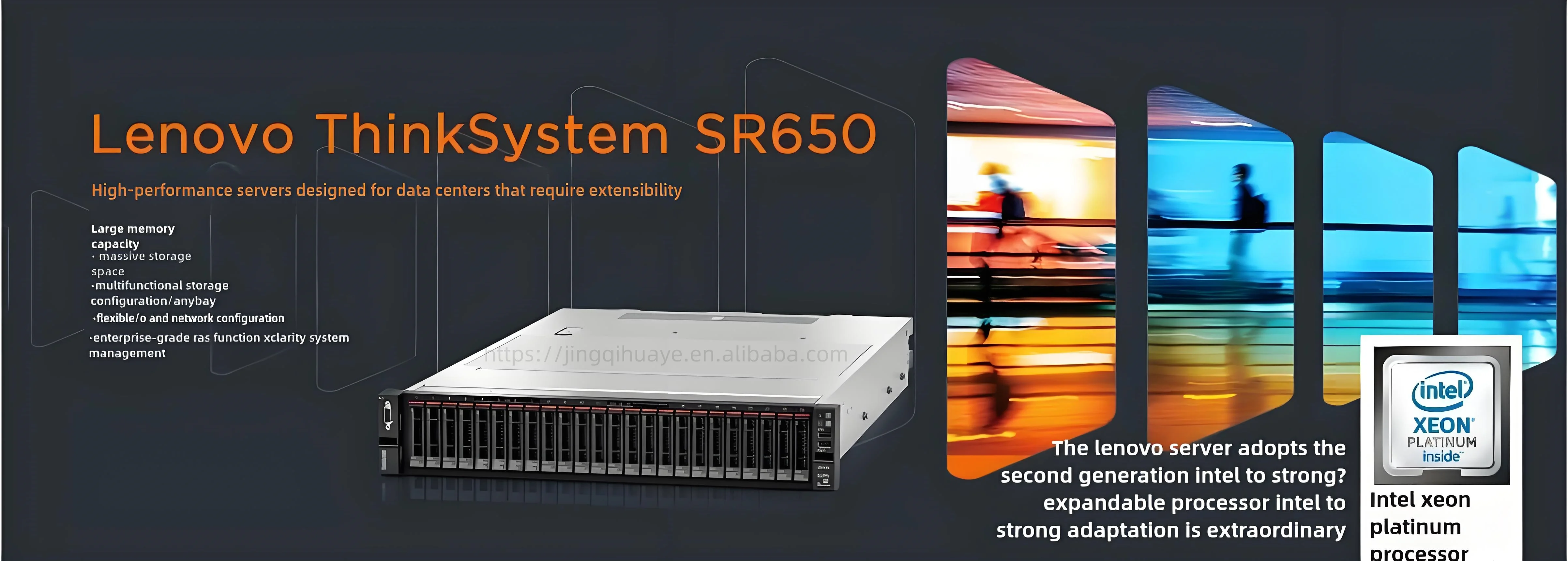 Wholesale/factory Customization/inventory Direct Sales Le-novo ThinkSystem SR650 Rack Mounted Server Warranty of 3 Years