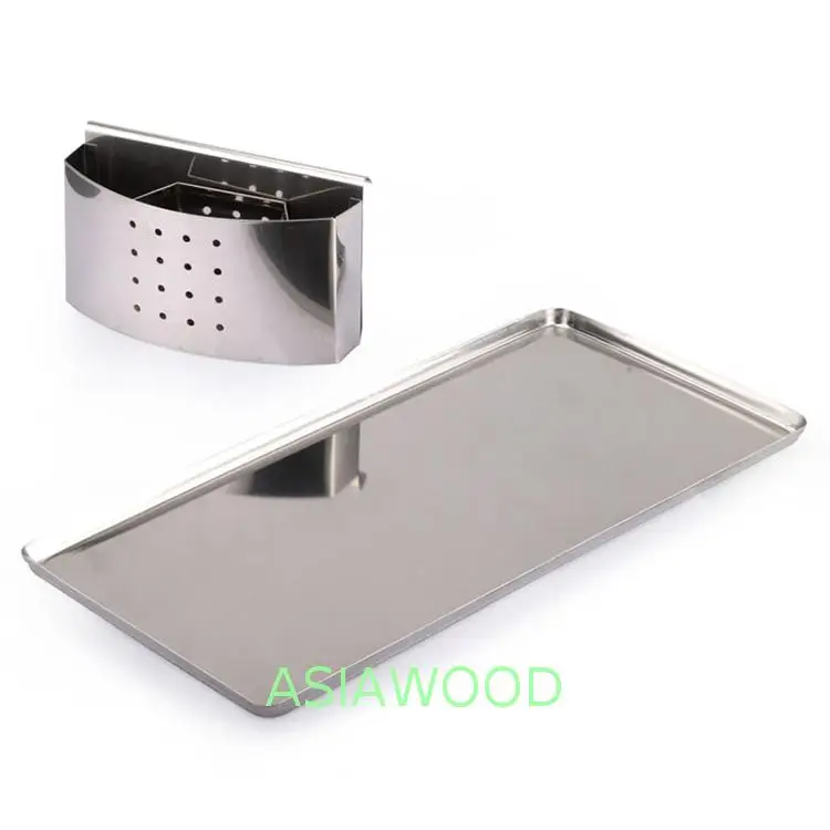 Hot Sale Steel Plate Storage Rack 2 Tier Dish Stainless