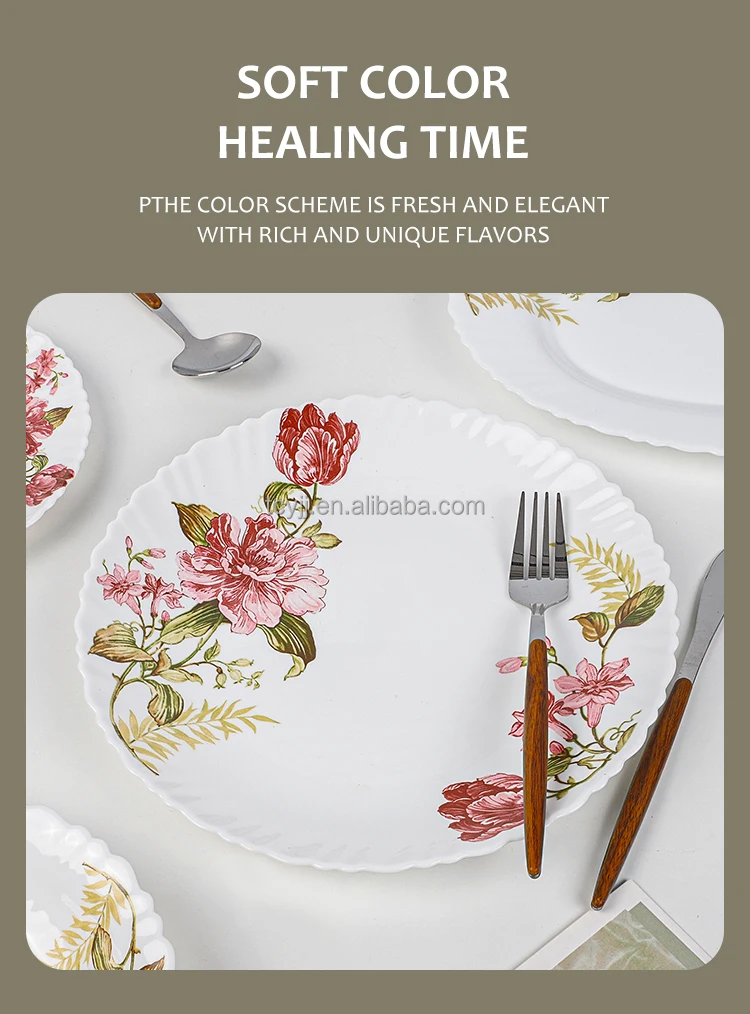 In Stock Cheap Dinner Set 38 Pieces Luxury Modern Dinner Set With