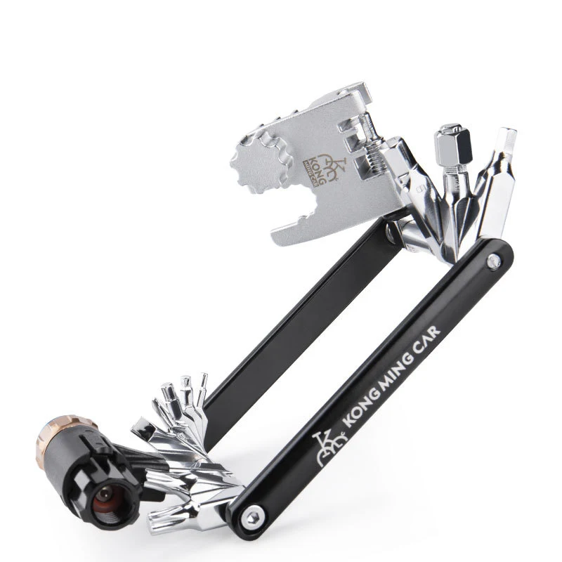 Co2インフレータヘッド自転車修理ツールを含むポータブル