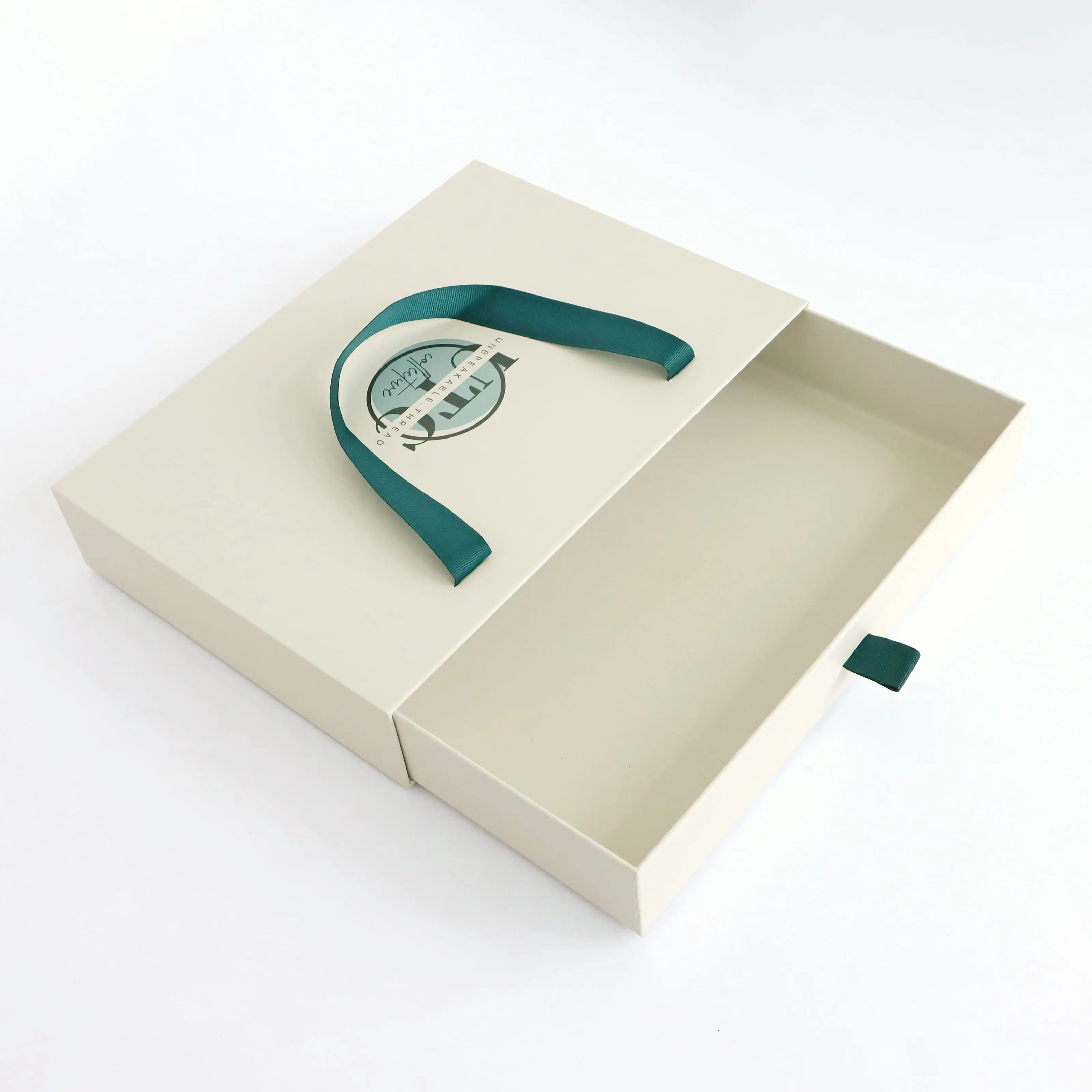 Factory Direct Custom Print Logo Luxury Clothing Scarf Rigid Paper Cardboard Packaging Drawer Sliding Gift Box