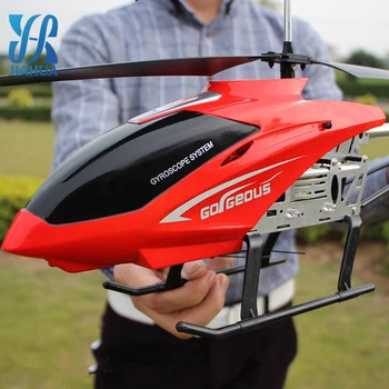 Wholesale 82cm 2.4G super large remote control plane kids 3.5CH large helicopter drone toys big size rc helicopter
