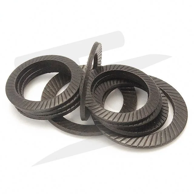 serrated safety washer din9250 knurled lock washers