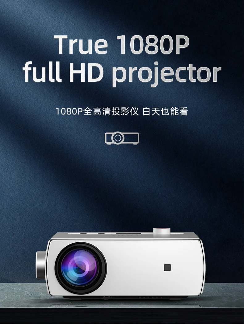 2500 Lumens Mini Wifi Portable Projector For Iphone 1080p Supported Movie Projector  Connect To Computer And Game Console - Buy Projector Mini Phone Projector  $20 Planet Projector Bi Led Laser Projector Mini