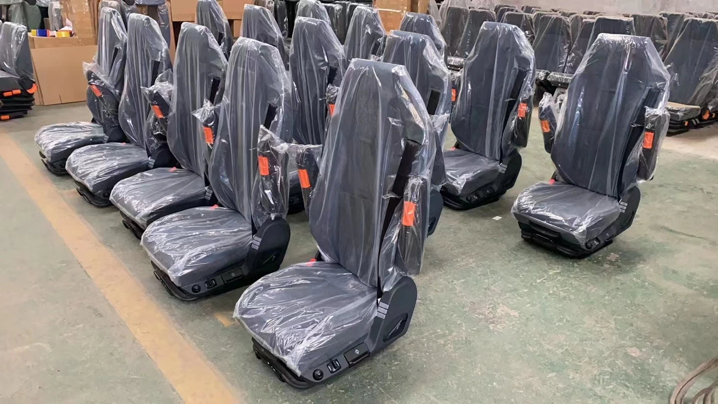 Comfortable Air Suspension Truck Driver Seat With Ventilation And