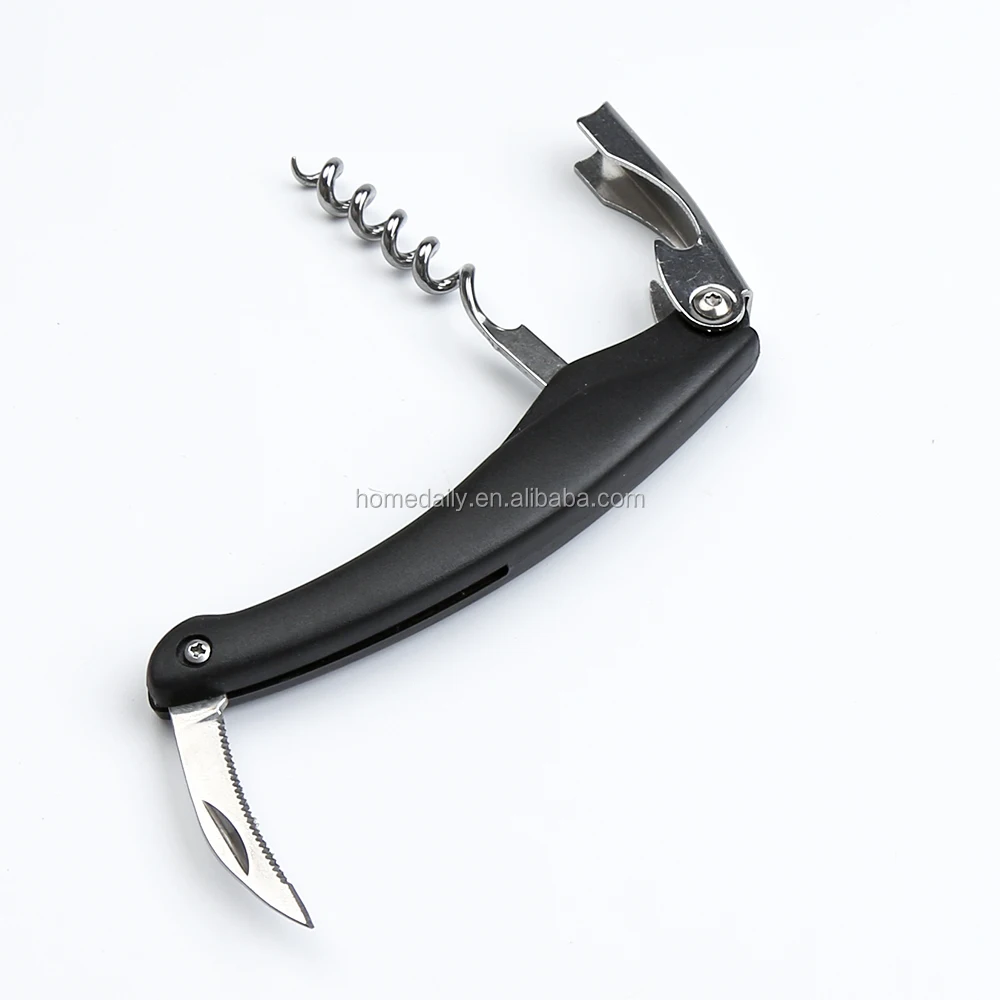 Cheap Custom Push Down Wooden Corkscrew Wine Bottle Opener For Sell