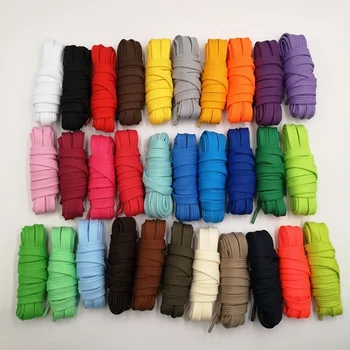 Manufacturer Supply fashion colorful tubular flat boot laces