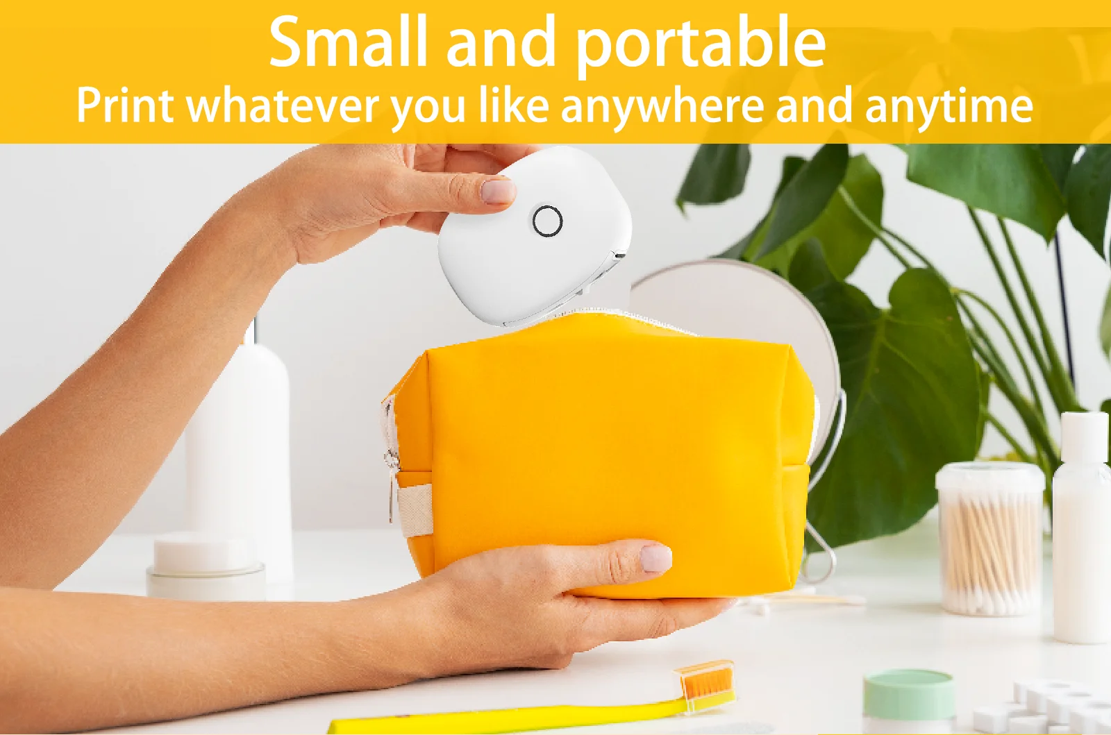 Low Cost Mini Label Mini Printer with Roll Paper Inside Name Sticker Label Printing Machine Portable BT Mini Phone Printer4