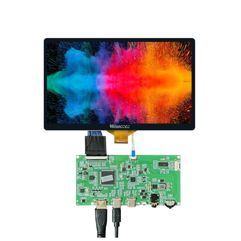 Wisecoco 7 Inch FHD IPS Display 1920x1080 for Raspberry Pi Gaming