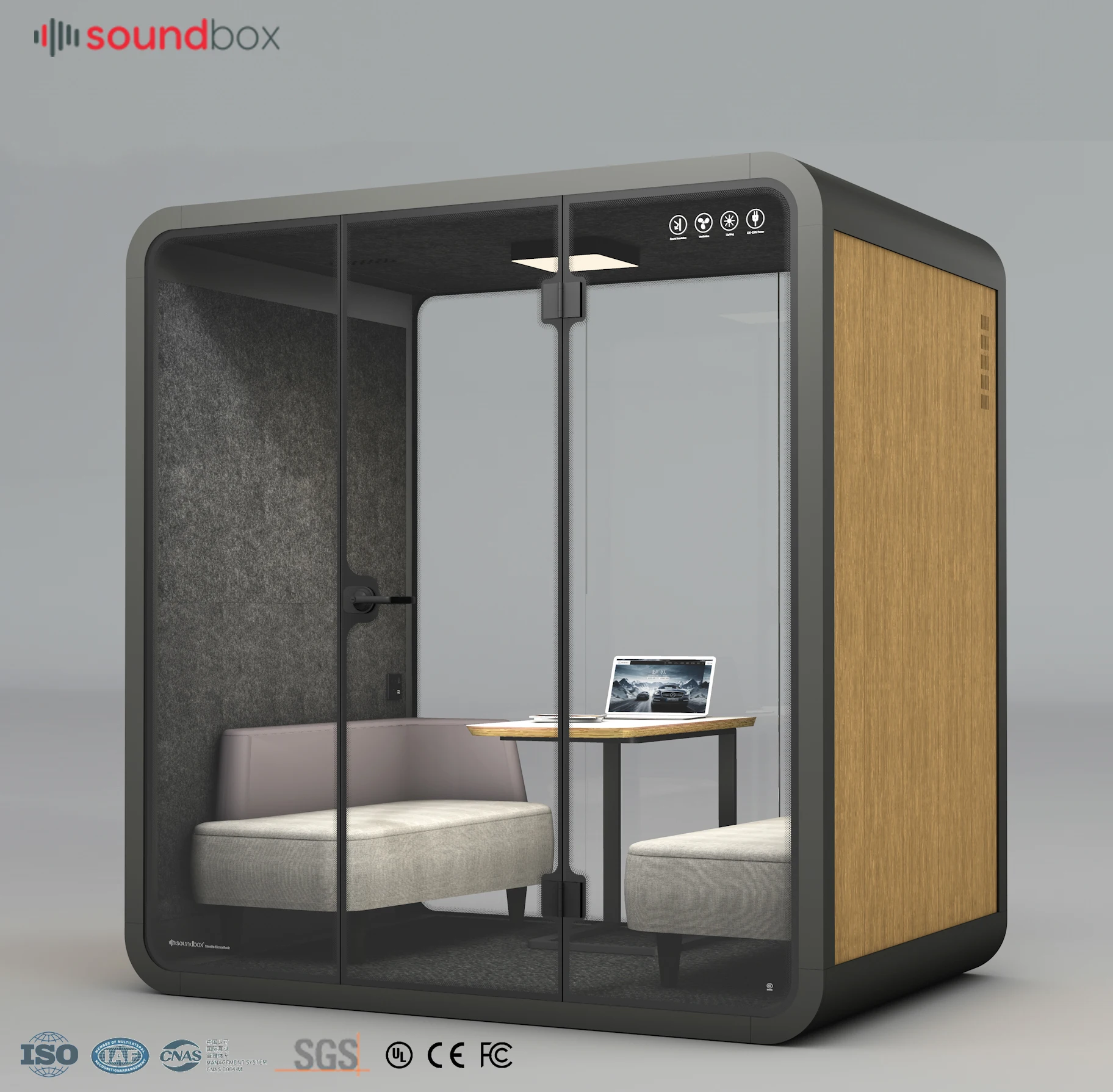 Soundproof Acoustic Booth Office Private Pod Meeting Pod - Buy Office  Meeting Pod,Meeting Pod Office,Office Pod Meeting Pod Product on 