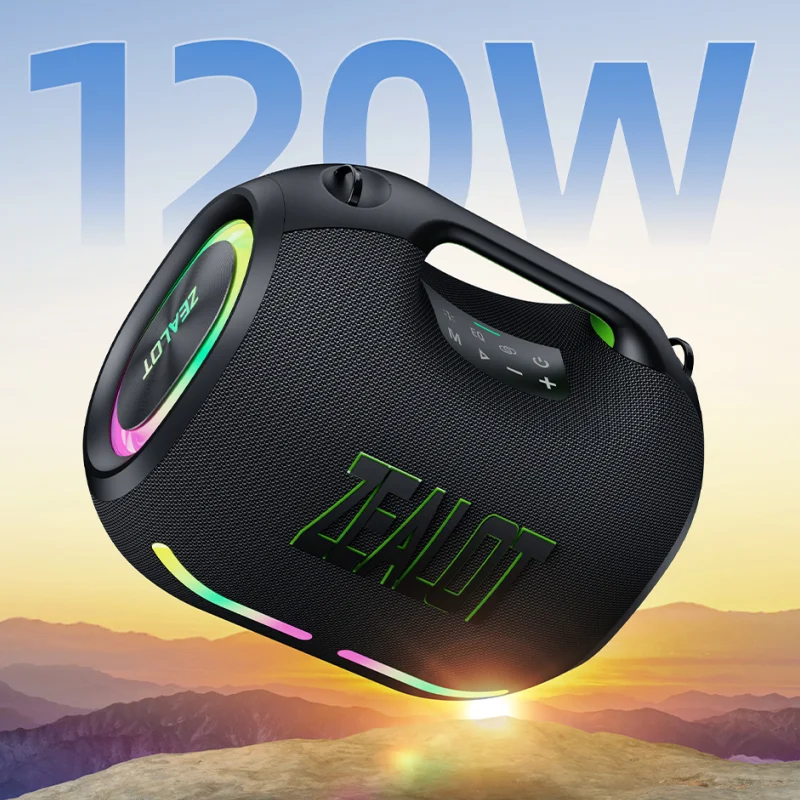 Zealot Ze01 Professional Cooler Speaker - 120W Portable Bass