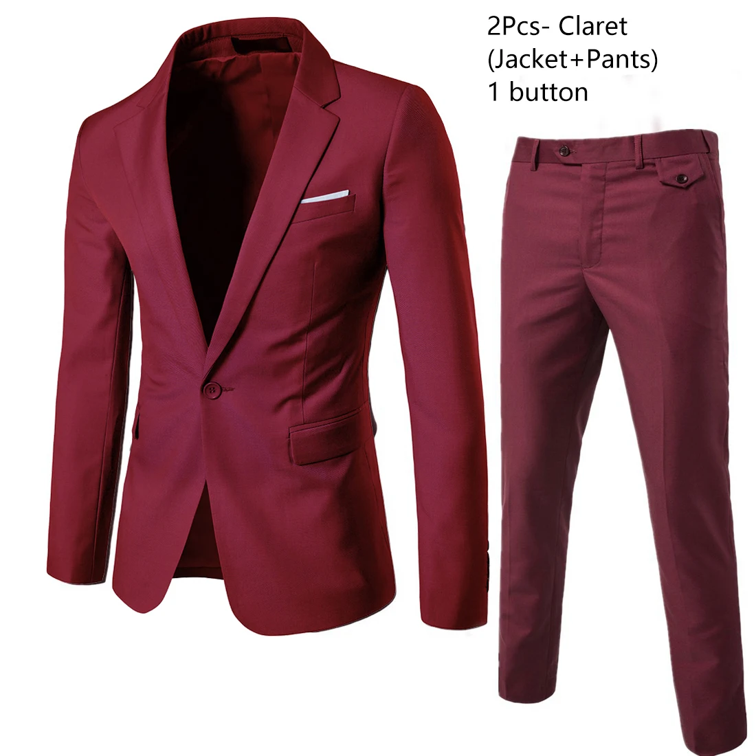 Men Blazers Set 3 Pieces Wedding 2 Suit Elegant Full Pants Design Latest Vest Business 2023 Slim Fit Coat Trousers_voghion.com