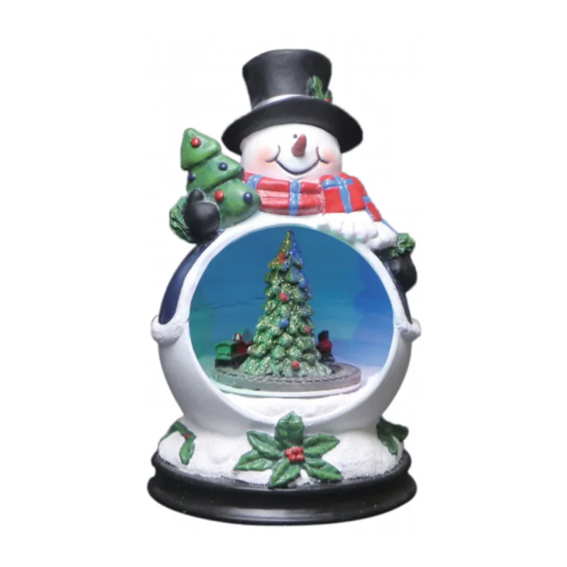 Ball Lights Anime snowman clay Shape plastic couple attractive Shop Commercial Moments Christmas village resin