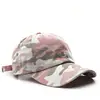 Casquette camouflage - rose