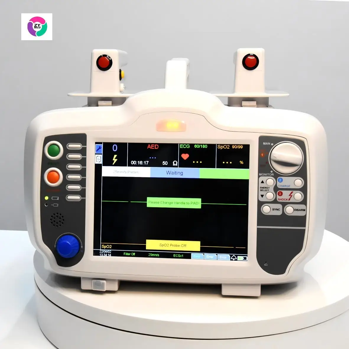 Veterinary Defibrillator Using Veterinary Use AED Portable Medical Cardiac Defibrillator Automated ...
