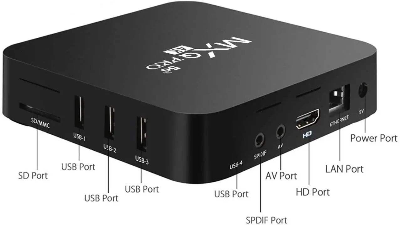 2020 New Arrival Streaming 2G 4G Ram 32G 64G Rom Wifi Smart HD Set Top Box TV Receiver Android TV Box M Pro 4K 5G