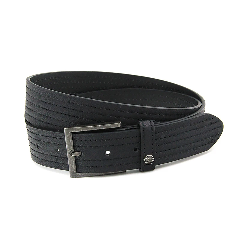 Модный мужской ремень из полиуретана оптом бесплатный образец с логотипом на заказ