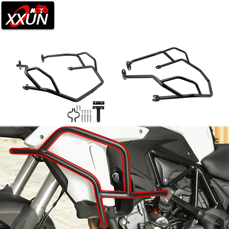 Xxun Motorcycle Parts Upper Crash Bar Engine Guard Frame Protector For ...