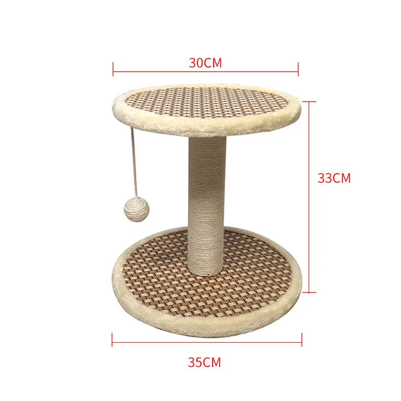 Modern Large Multi-level Cat Tower Scratching Post Pet Interactive Toy ...