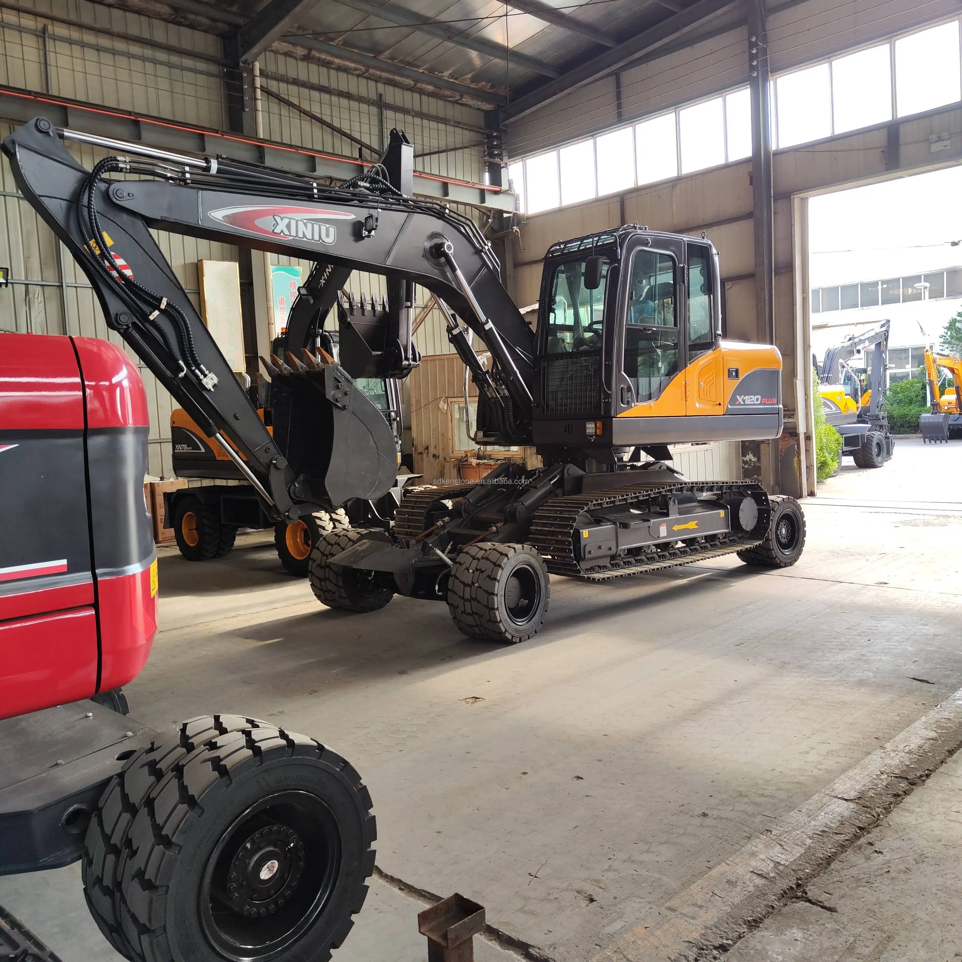 2023 Xiniu 10 Ton  Wheel  Crawler Excavator X120 10 Ton Hydraulic Construction Machine