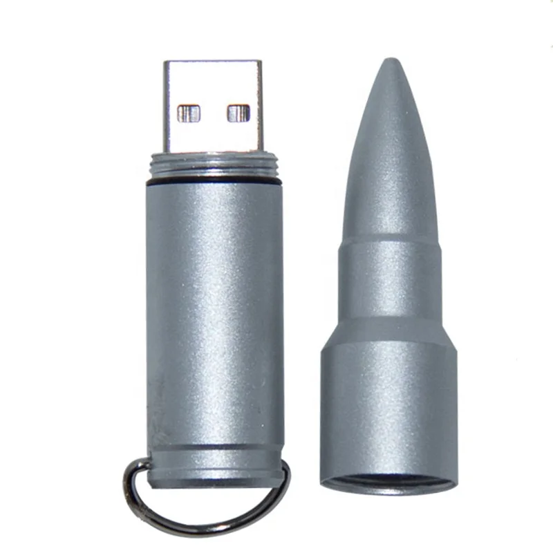 Promotion USB Flash Gadgets Bullet Vibrator USB Flash Drive Metal Pen Usb With Keychain