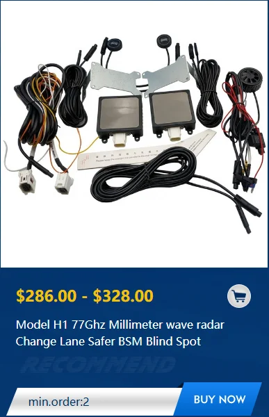Model V3 24Ghz Millimeter wave radar Change Lane Safer  BSM car Blind Spot Monitoring Assistant BSD Blind Spot Detection  System