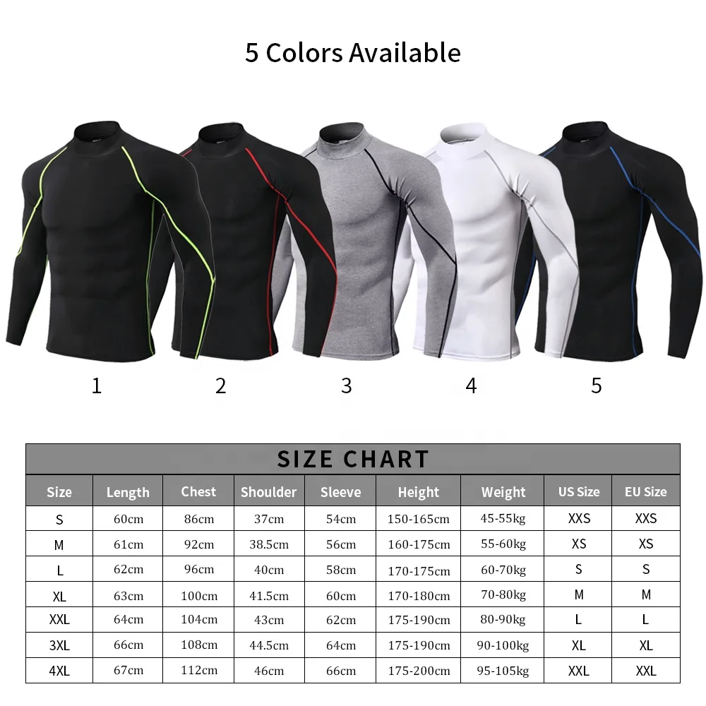 High Quality Polyester Quick Dry Workout Men Gym Tee Shirts Fitted Long Sleeves Sports Jogger Running Muscle Top Man T Shirts
