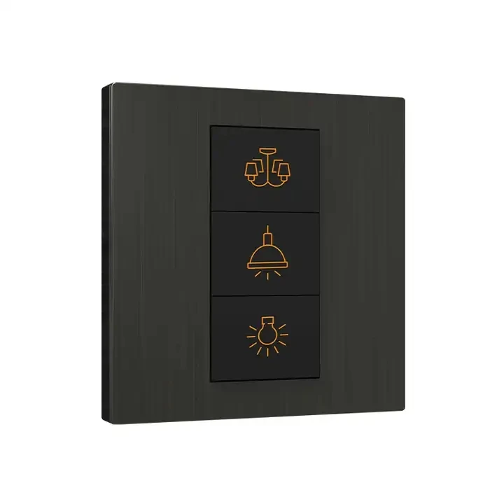 New Design Factory Smart Life Home House Rs485 Modbus Protocol Switch Led Light Wall Switch