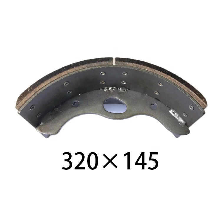 92957252 rear Drum Rivet Brake shoe MK384867 with brake lining for 