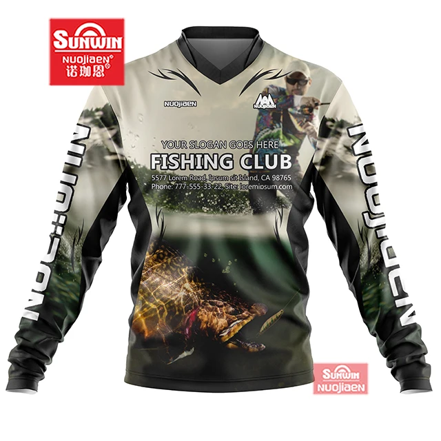 Source Hot Sale Fishing Jersey Tournament Custom Design Fishing Jersey Wear  on m.
