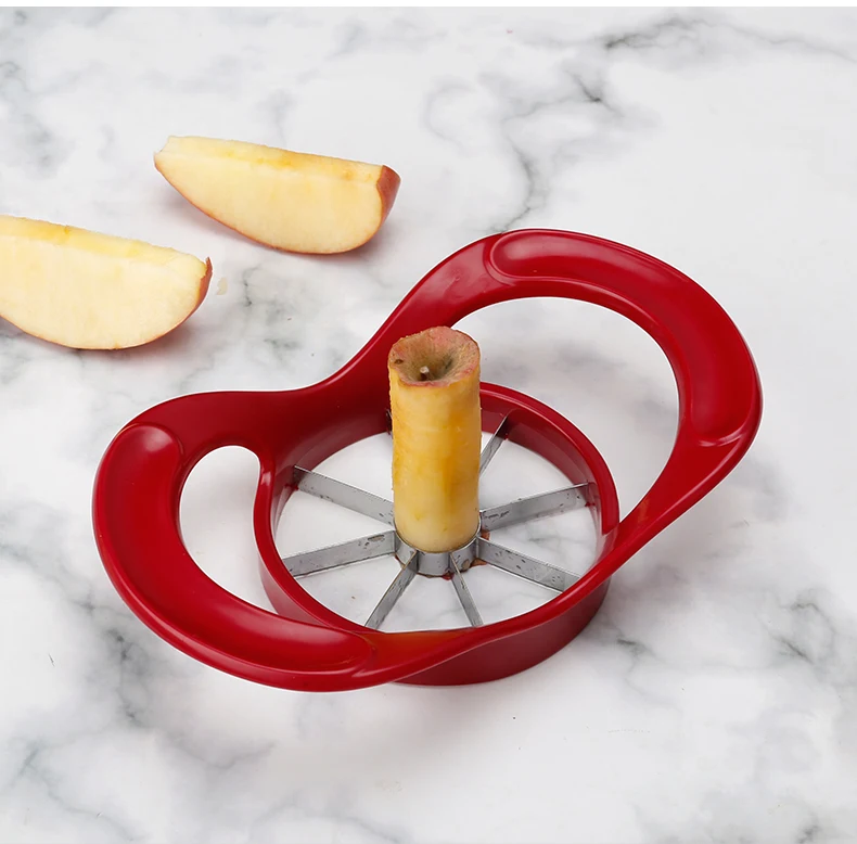 Stainless Steel Apple Cutter Fruit Pear Divider Slicer Cutting Corer