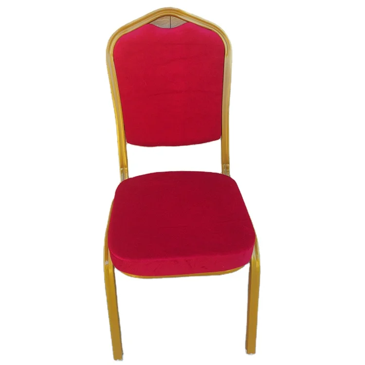 red wedding chairs